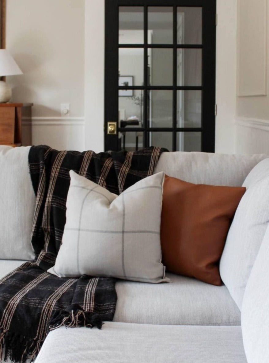 C+C Worsted Plaid Pillow Cover - Cloth + Cabin