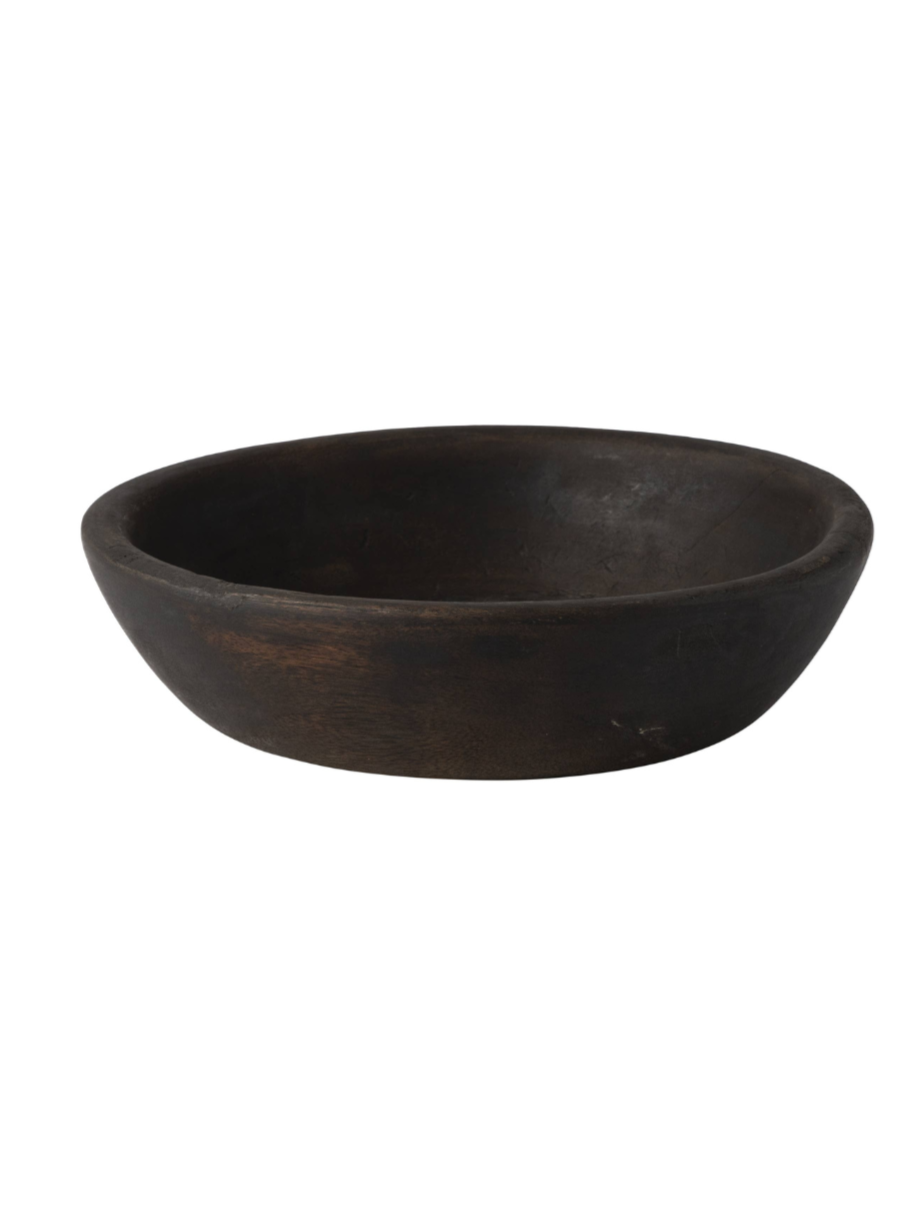 Found Dough Bowl / Dark Wash