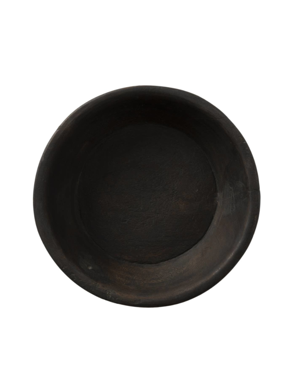 Found Dough Bowl / Dark Wash