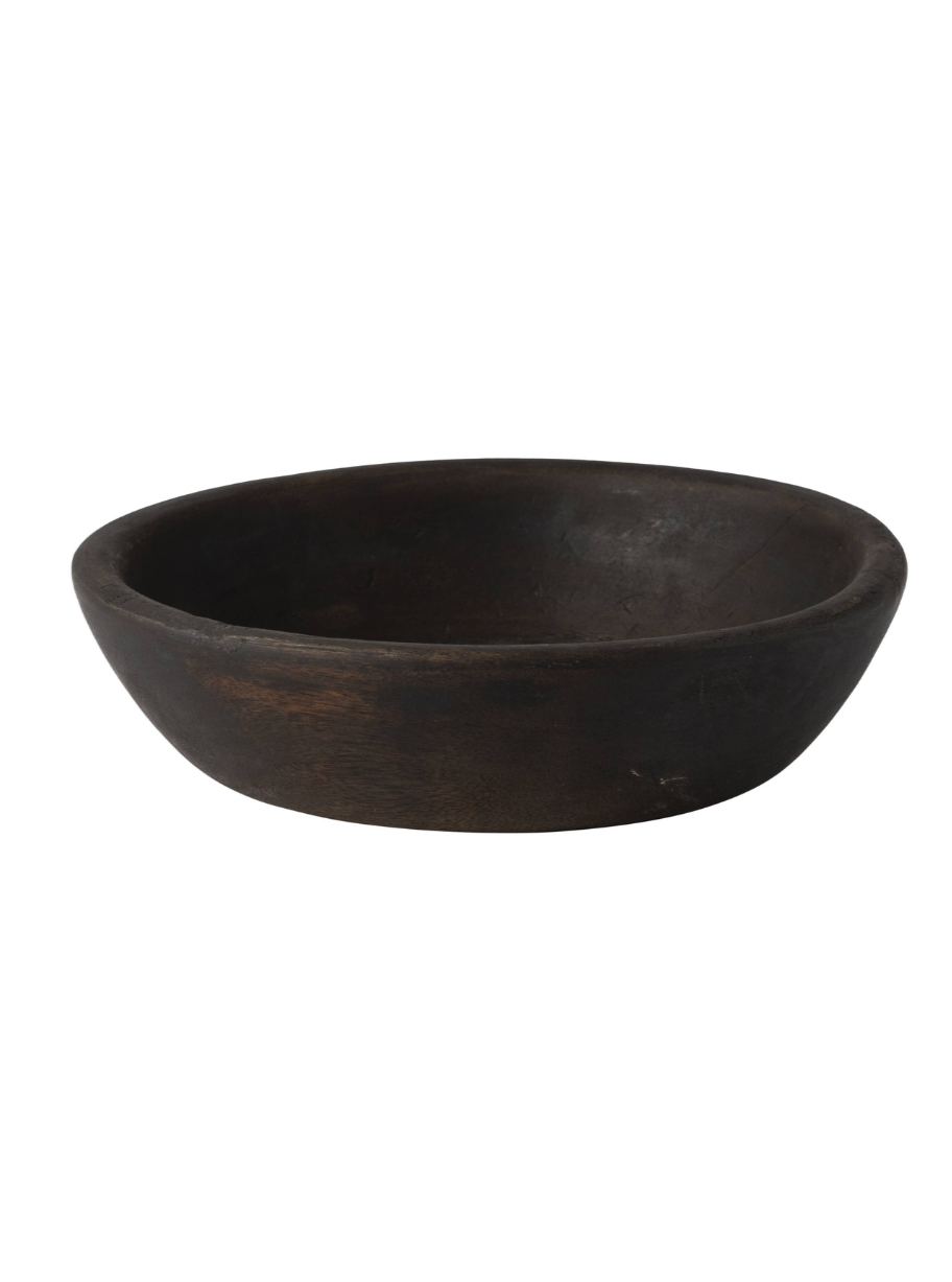 Found Dough Bowl / Dark Wash