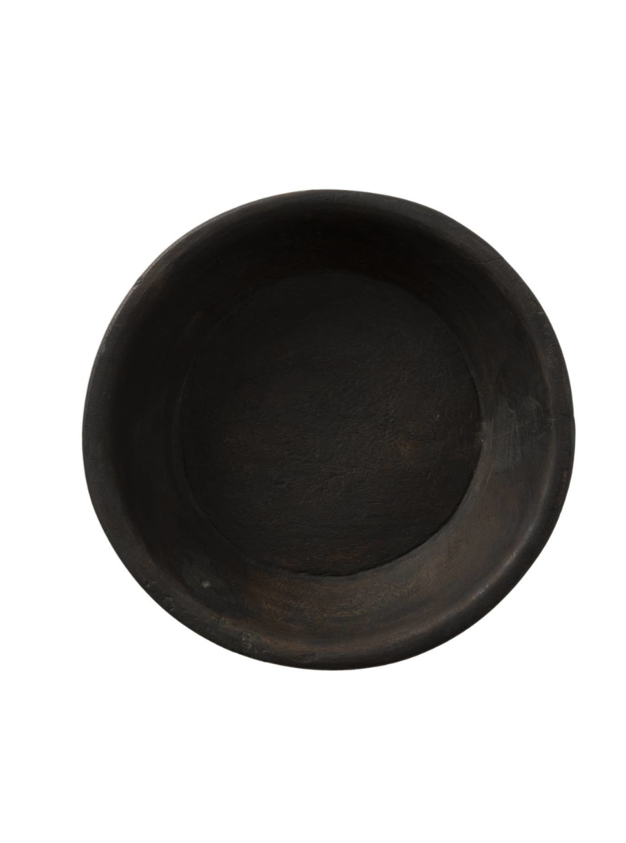 Found Dough Bowl / Dark Wash