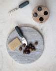 Small Round Marble Reversible Cutting Board - Cloth + Cabin